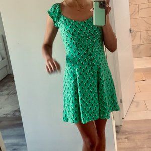 Vintage Green Corset Dress